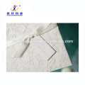 Luxus-elegante weiße handgemachte Dekorationsgrußkarte, lasergeschnittene Handarbeitspapier-Grußkarte